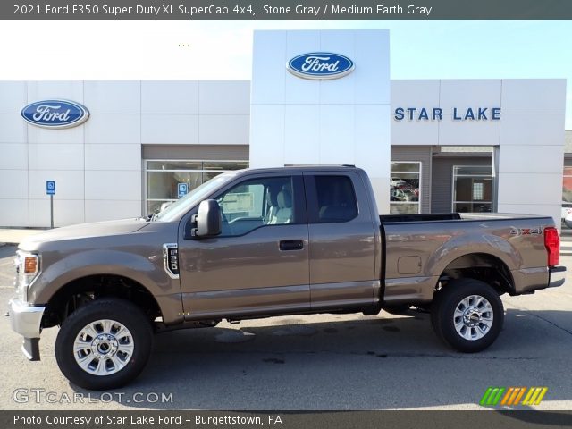 2021 Ford F350 Super Duty XL SuperCab 4x4 in Stone Gray