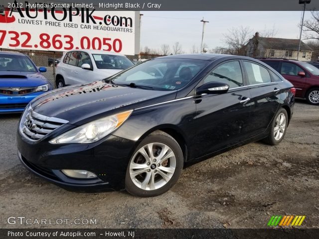 2012 Hyundai Sonata Limited in Midnight Black