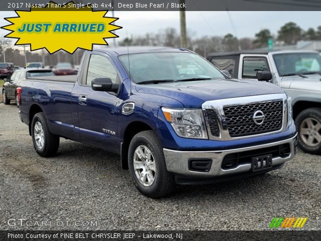 2017 Nissan Titan S Single Cab 4x4 in Deep Blue Pearl