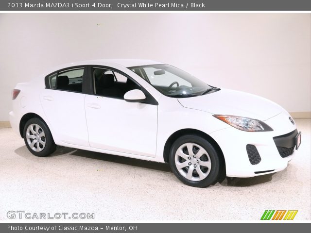 2013 Mazda MAZDA3 i Sport 4 Door in Crystal White Pearl Mica