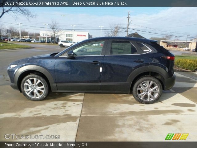 2021 Mazda CX-30 Preferred AWD in Deep Crystal Blue Mica