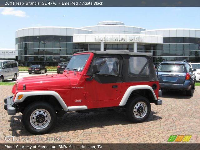 2001 Jeep Wrangler SE 4x4 in Flame Red