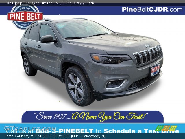 2021 Jeep Cherokee Limited 4x4 in Sting-Gray