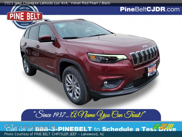 2021 Jeep Cherokee Latitude Lux 4x4 in Velvet Red Pearl