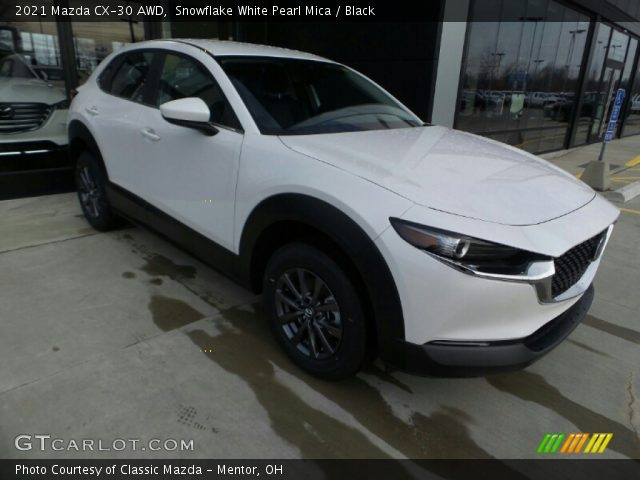 2021 Mazda CX-30 AWD in Snowflake White Pearl Mica