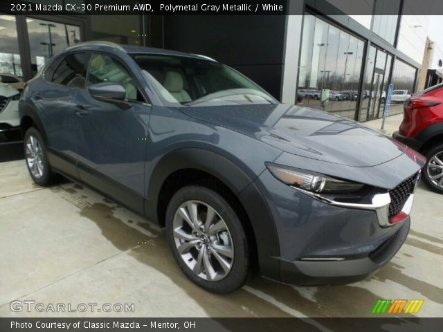 2021 Mazda CX-30 Premium AWD in Polymetal Gray Metallic