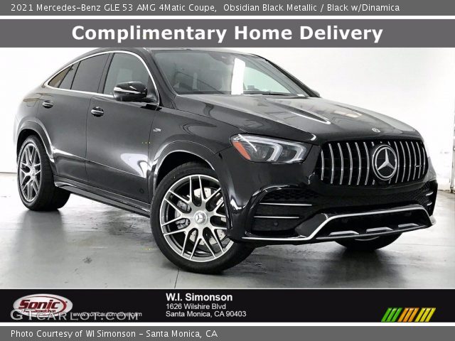 2021 Mercedes-Benz GLE 53 AMG 4Matic Coupe in Obsidian Black Metallic