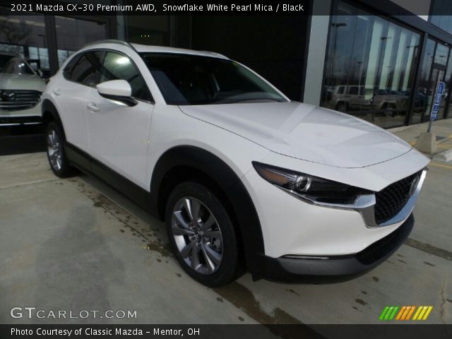 2021 Mazda CX-30 Premium AWD in Snowflake White Pearl Mica