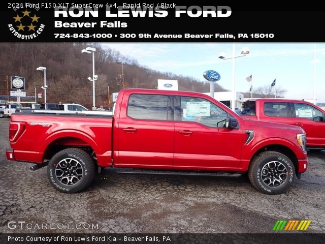 2021 Ford F150 XLT SuperCrew 4x4 in Rapid Red