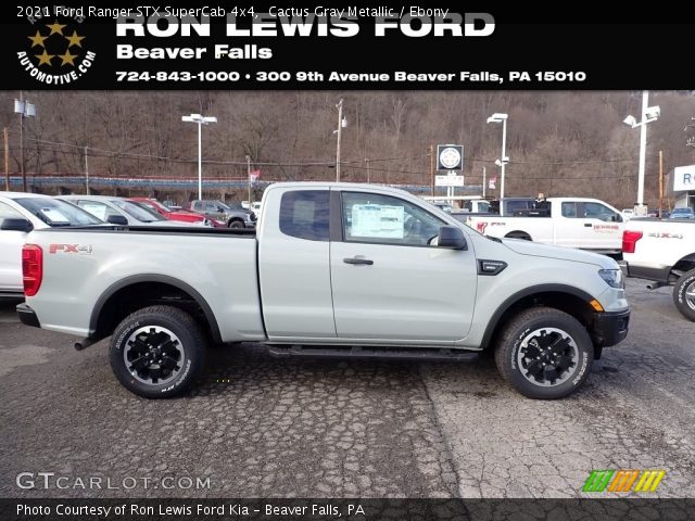 2021 Ford Ranger STX SuperCab 4x4 in Cactus Gray Metallic