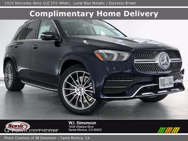 2020 Mercedes-Benz GLE 350 4Matic in Lunar Blue Metallic