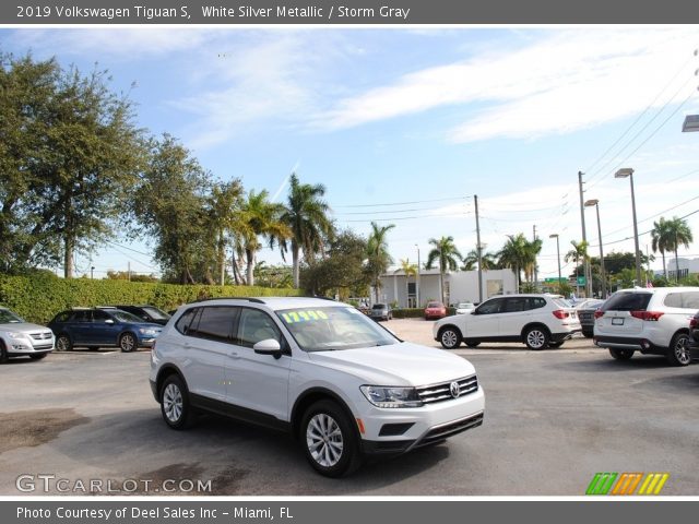 2019 Volkswagen Tiguan S in White Silver Metallic
