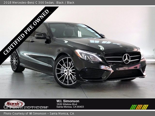2018 Mercedes-Benz C 300 Sedan in Black