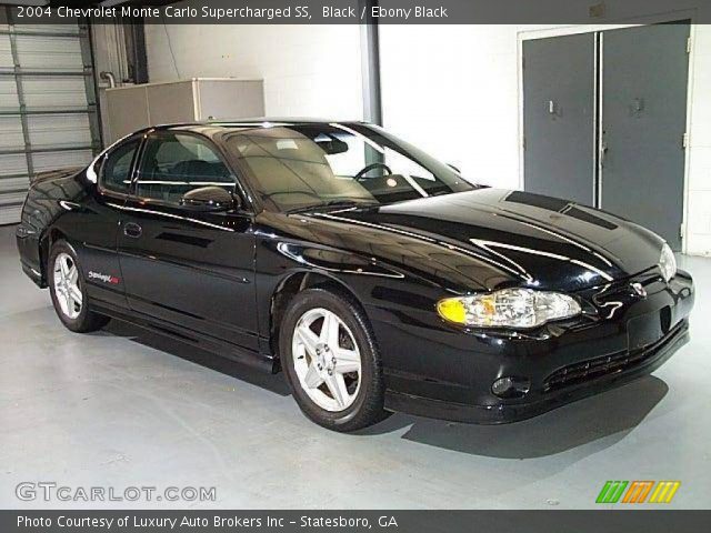 2004 Chevrolet Monte Carlo Supercharged SS in Black