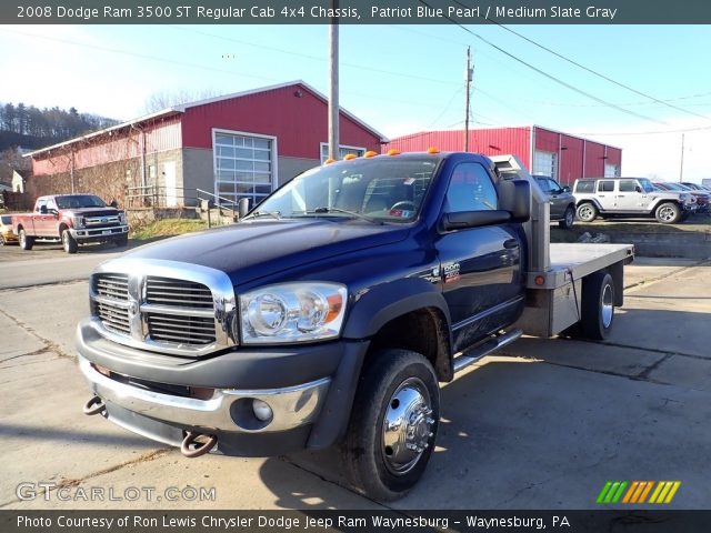 2008 Dodge Ram 3500 ST Regular Cab 4x4 Chassis in Patriot Blue Pearl