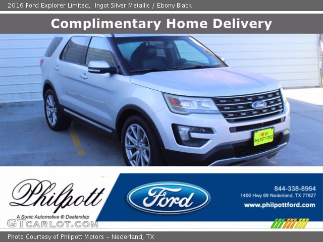 2016 Ford Explorer Limited in Ingot Silver Metallic