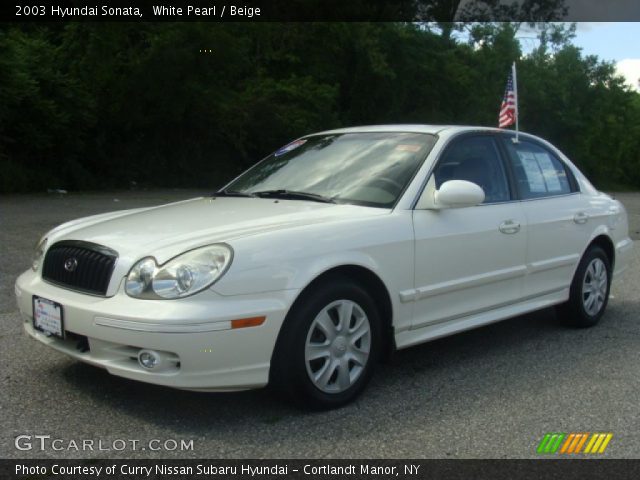 2003 Hyundai Sonata  in White Pearl