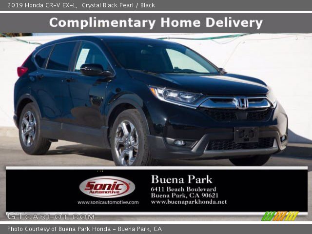 2019 Honda CR-V EX-L in Crystal Black Pearl