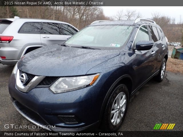 2015 Nissan Rogue SV AWD in Arctic Blue Metallic