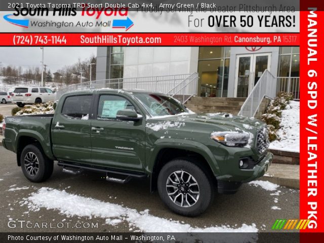 2021 Toyota Tacoma TRD Sport Double Cab 4x4 in Army Green