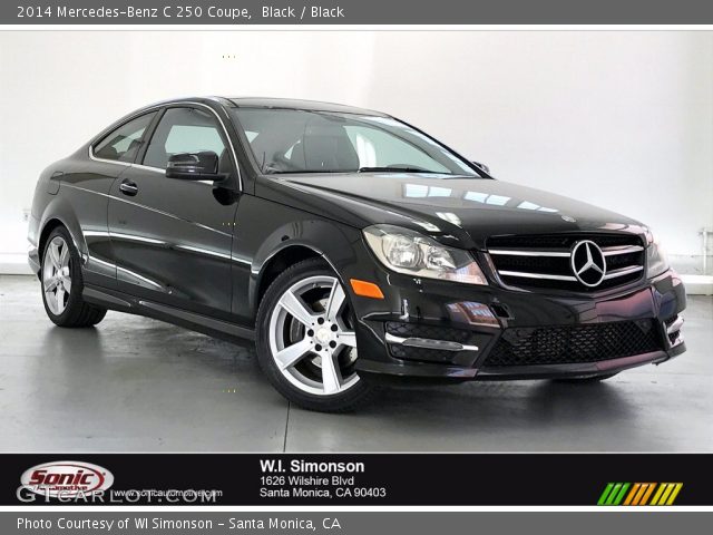 2014 Mercedes-Benz C 250 Coupe in Black