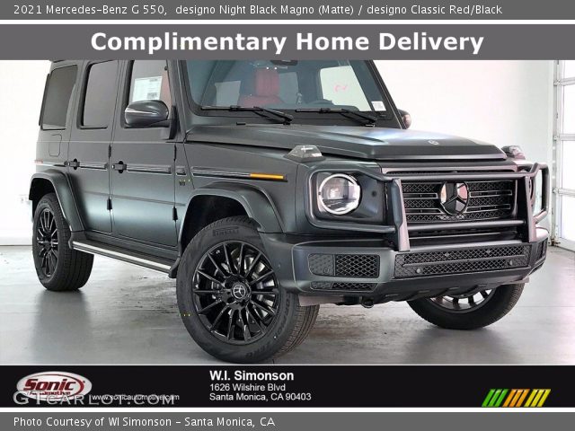 2021 Mercedes-Benz G 550 in designo Night Black Magno (Matte)