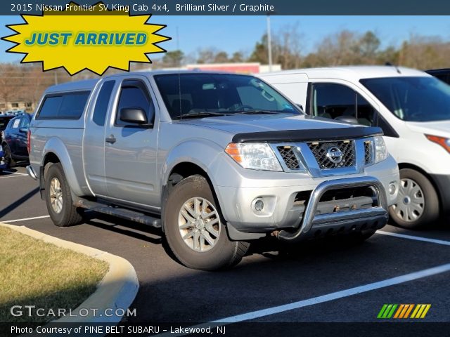 2015 Nissan Frontier SV King Cab 4x4 in Brilliant Silver