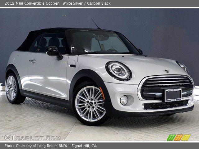 2019 Mini Convertible Cooper in White Silver