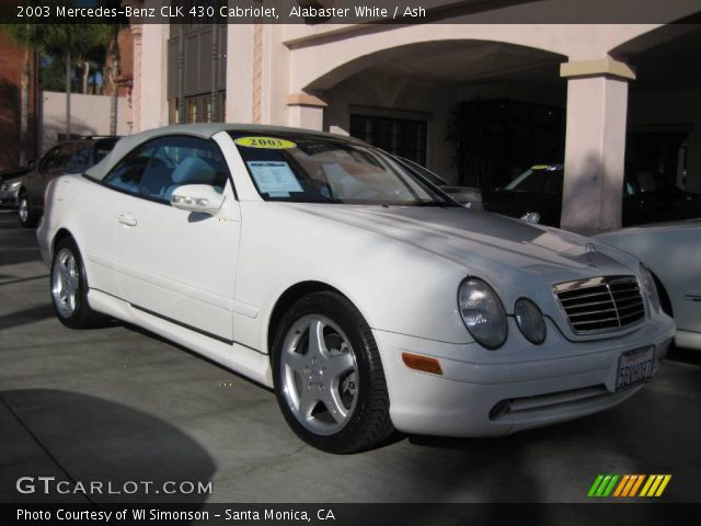 2003 Mercedes-Benz CLK 430 Cabriolet in Alabaster White