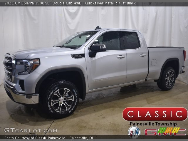 2021 GMC Sierra 1500 SLT Double Cab 4WD in Quicksilver Metallic