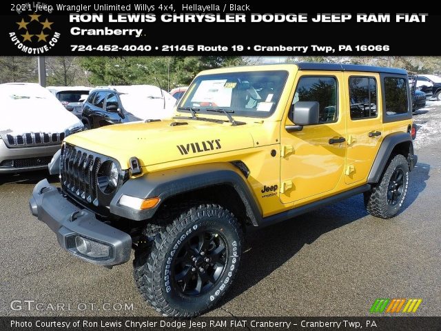 2021 Jeep Wrangler Unlimited Willys 4x4 in Hellayella