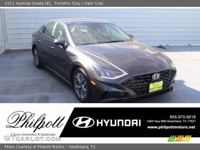 2021 Hyundai Sonata SEL in Portofino Gray