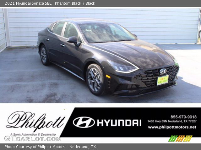 2021 Hyundai Sonata SEL in Phantom Black