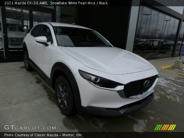 2021 Mazda CX-30 AWD in Snowflake White Pearl Mica