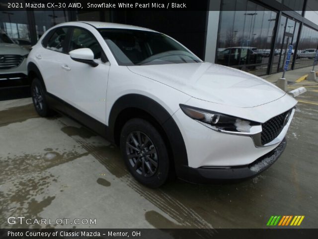 2021 Mazda CX-30 AWD in Snowflake White Pearl Mica