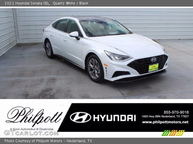 2021 Hyundai Sonata SEL in Quartz White