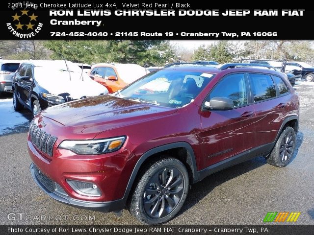 2021 Jeep Cherokee Latitude Lux 4x4 in Velvet Red Pearl