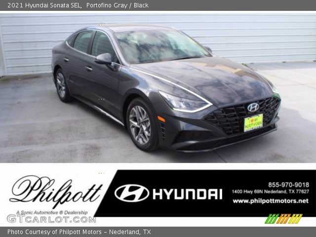 2021 Hyundai Sonata SEL in Portofino Gray