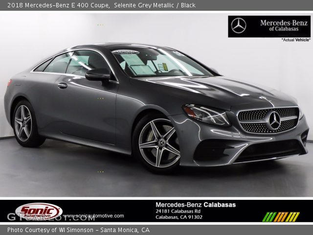 2018 Mercedes-Benz E 400 Coupe in Selenite Grey Metallic