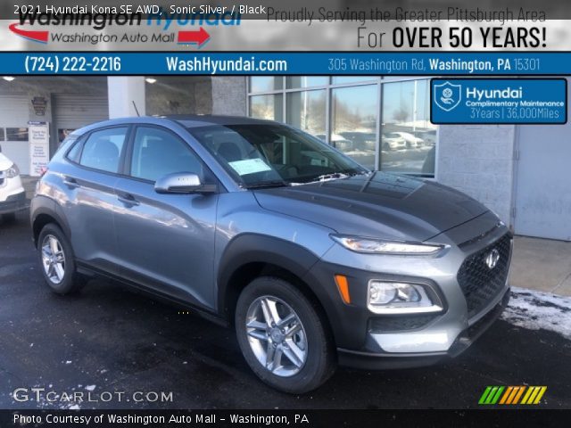 2021 Hyundai Kona SE AWD in Sonic Silver