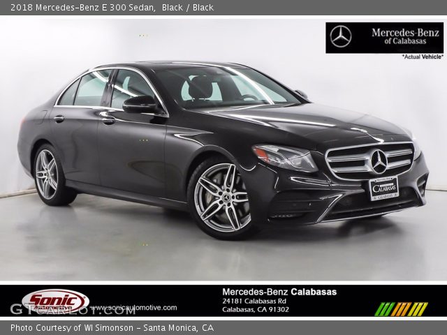 2018 Mercedes-Benz E 300 Sedan in Black