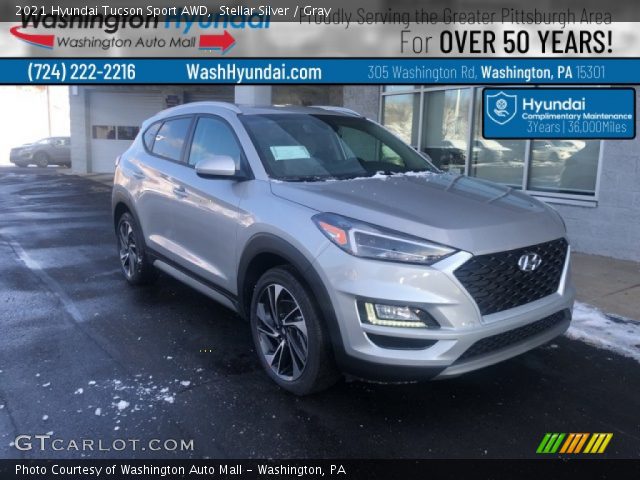 2021 Hyundai Tucson Sport AWD in Stellar Silver