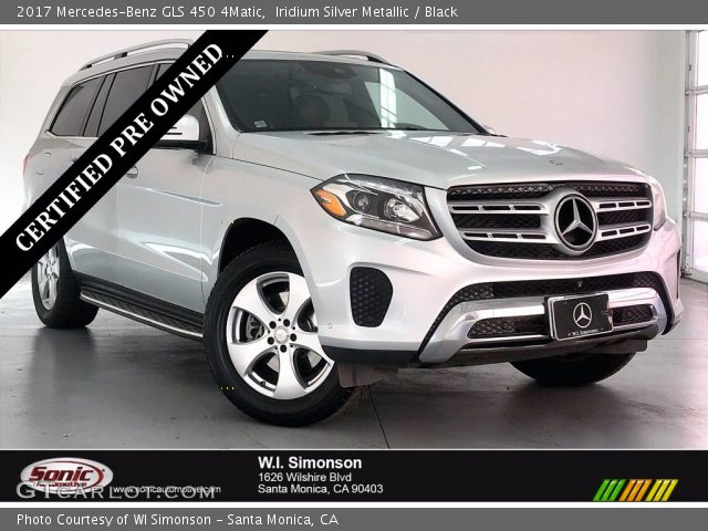 2017 Mercedes-Benz GLS 450 4Matic in Iridium Silver Metallic