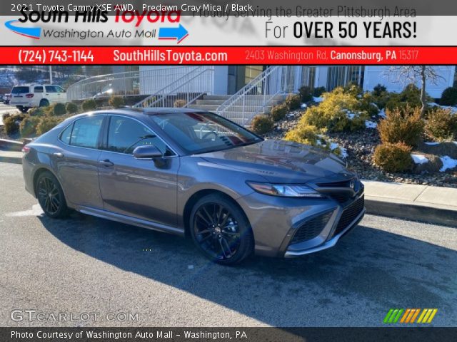 2021 Toyota Camry XSE AWD in Predawn Gray Mica