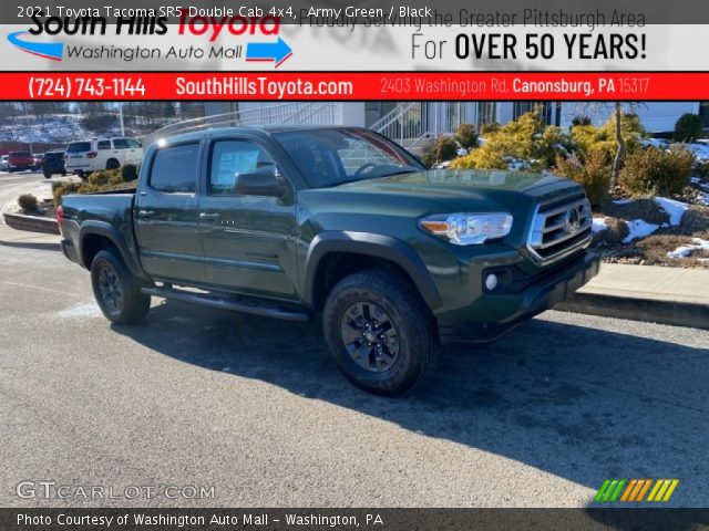 2021 Toyota Tacoma SR5 Double Cab 4x4 in Army Green