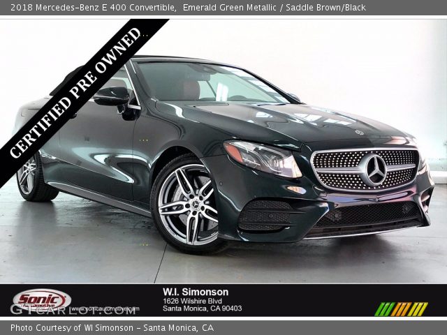 2018 Mercedes-Benz E 400 Convertible in Emerald Green Metallic