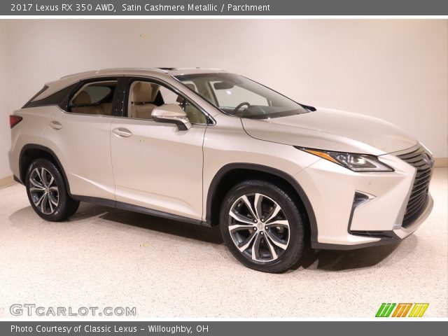 2017 Lexus RX 350 AWD in Satin Cashmere Metallic