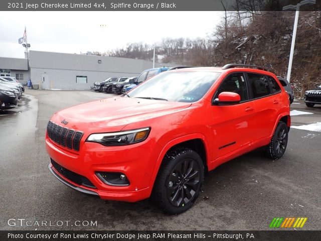 2021 Jeep Cherokee Limited 4x4 in Spitfire Orange