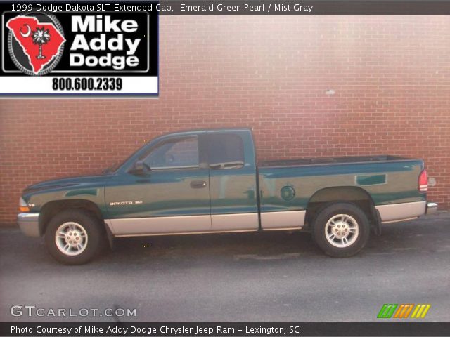 1999 Dodge Dakota SLT Extended Cab in Emerald Green Pearl