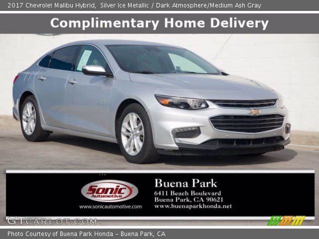 2017 Chevrolet Malibu Hybrid in Silver Ice Metallic